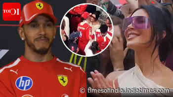 Lewis Hamilton KISSES Kim Kardashian at Monaco Grand Prix - WATCH
