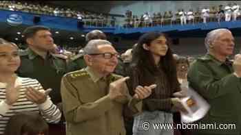 Cuba ex-leader Raúl Castro makes first appearance since US charges to celebrate birthday