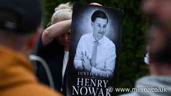 Over 150 gather at Southampton protest outside police station just yards from where Henry Nowak murdered