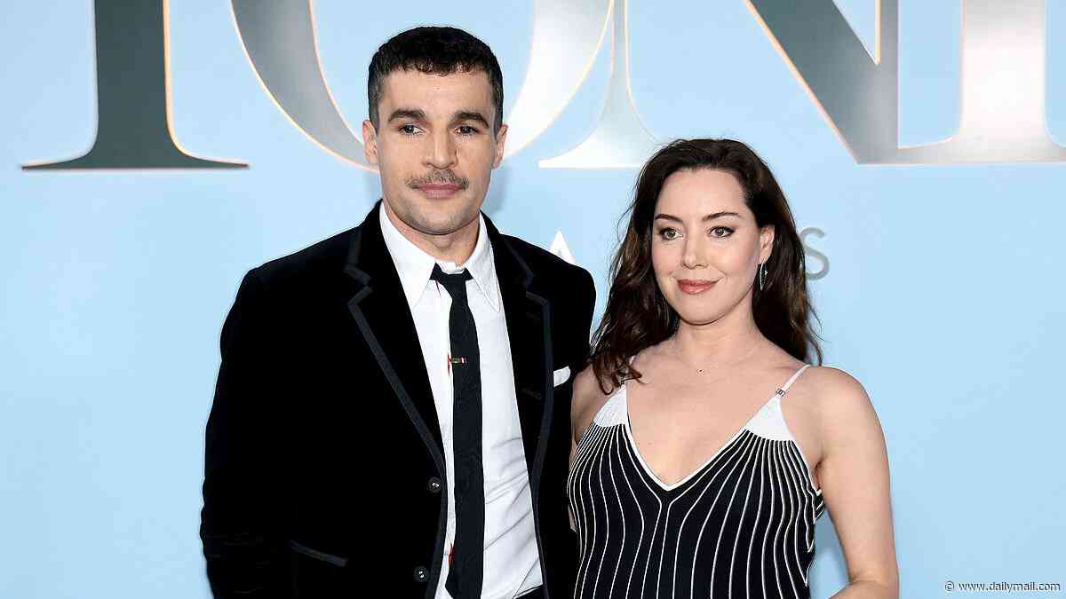 Aubrey Plaza and Christopher Abbott make red carpet debut at the Tony Awards after pregnancy reveal