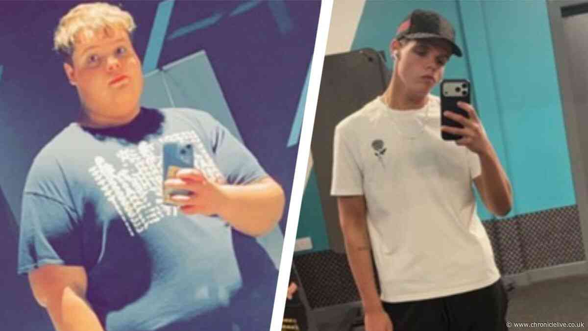 Blyth teen sheds 17st after college bullies said it was his own fault clothes didn't fit him