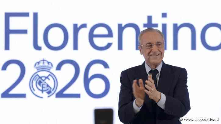 Florentino Pérez fue reelegido como presidente de Real Madrid