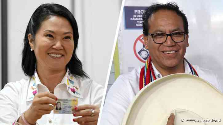 Balotaje en Perú: Bocas de urna arrojan empate técnico con leve ventaja de Fujimori