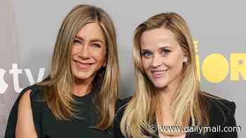 Jennifer Aniston and Reese Witherspoon cling to each other at The Morning Show screening... after gushing over their close bond