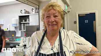 Volunteer celebrates 1,600 hours at lunch club