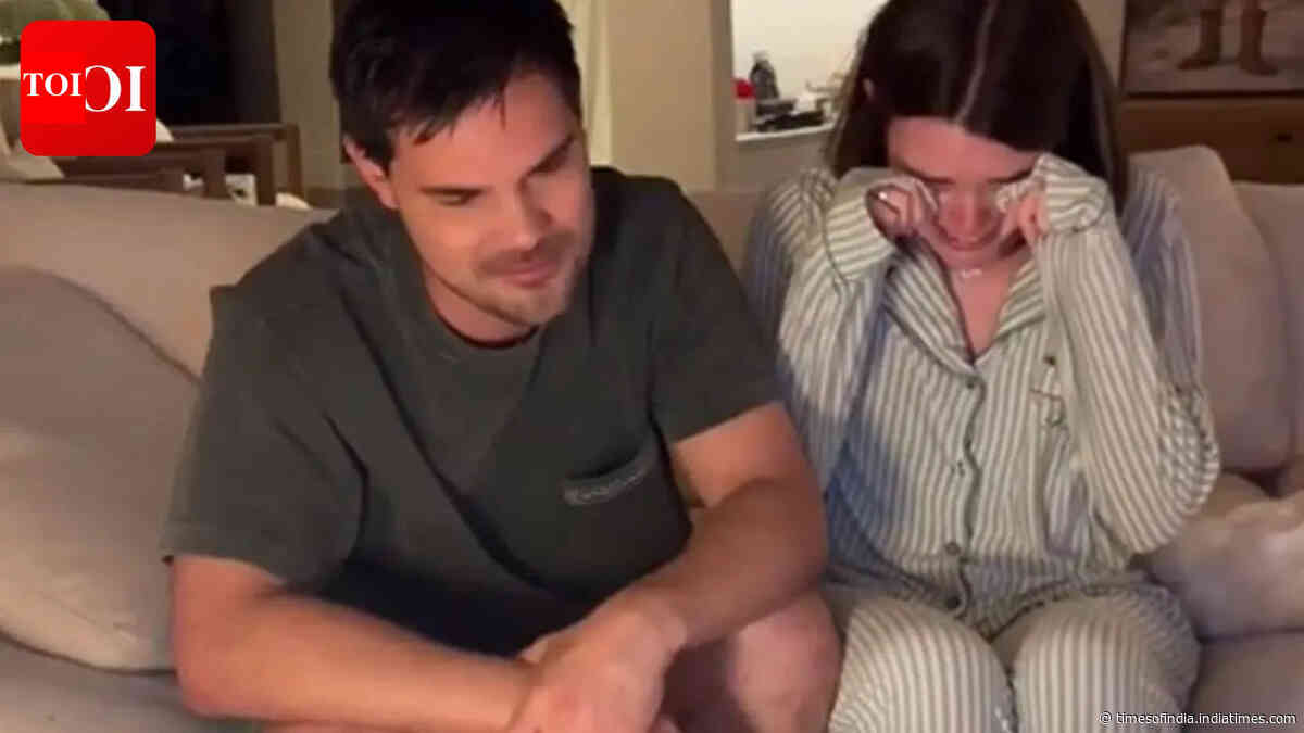 Taylor Lautner and wife reveal baby's gender - WATCH