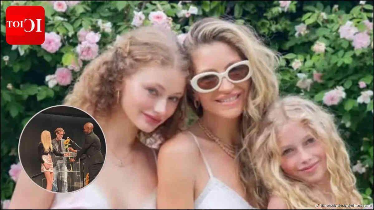 Eric Dane’s daughter, Georgia, graduates from middle school