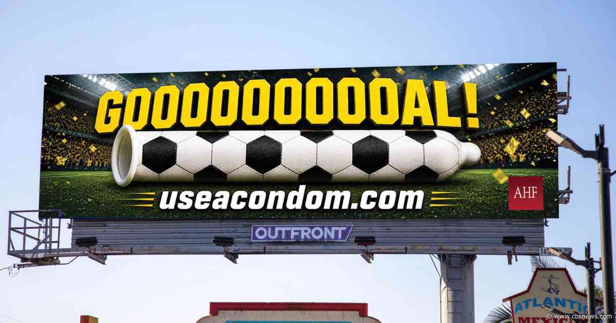 AHF launches World Cup-themed condom billboard campaign ahead of FIFA 2026