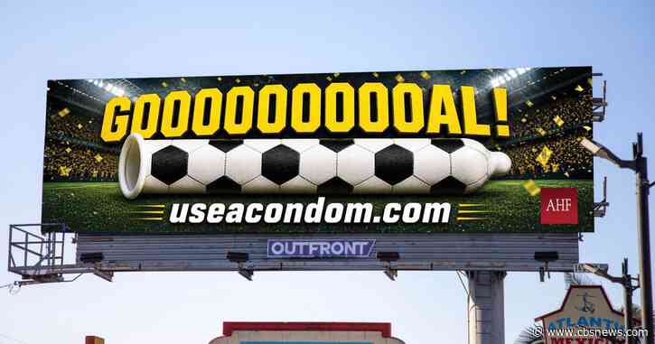 AHF launches World Cup-themed condom billboard campaign ahead of FIFA 2026