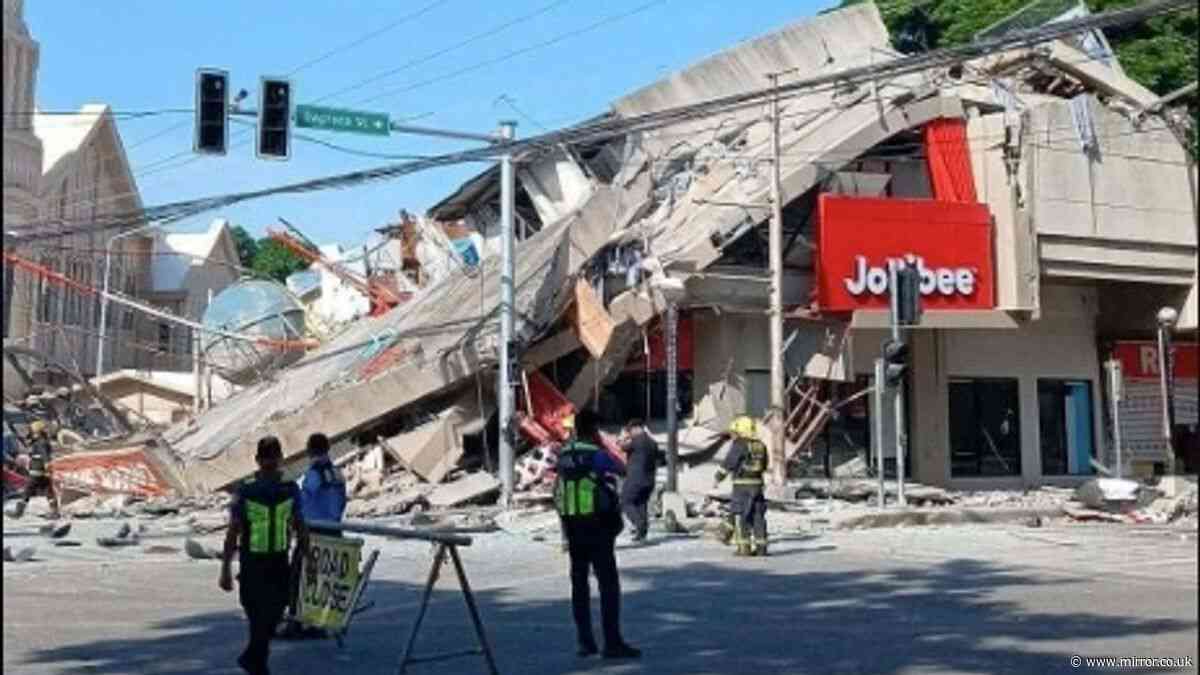 Urgent Foreign Office alert for Brits travelling to Philippines after huge earthquake hits island