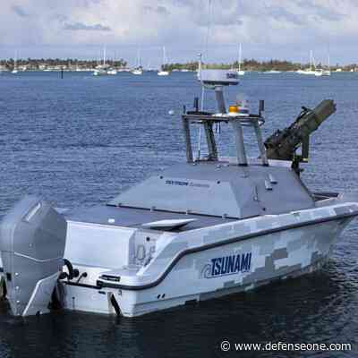House lawmakers want the Navy to deploy drone boats faster