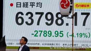 Nikkei, Yen, Hang Seng: KI-Sorgen und Nahost-Eskalation belasten Asiens Börsen