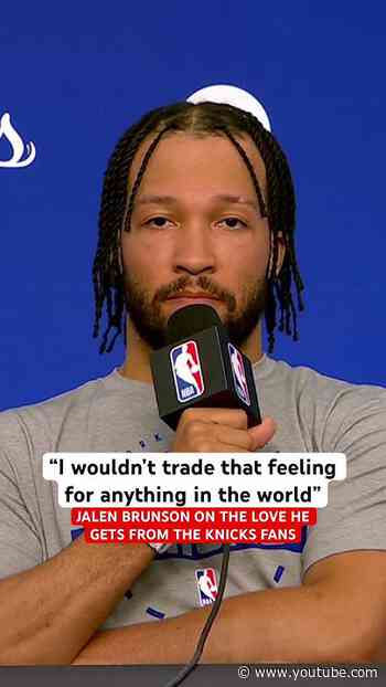 Jalen Brunson talks about what it’s like being a star player for the Knicks