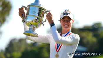 Nelly Korda makes childhood dreams come true with first U.S. Women's Open title