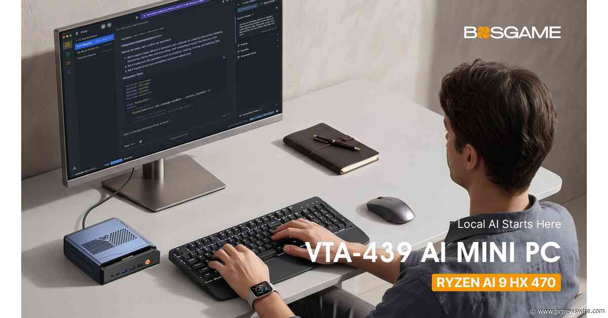 BOSGAME bringt mit dem Mini-PC VTA-439 praktische lokale KI für alltägliche Nutzer voran