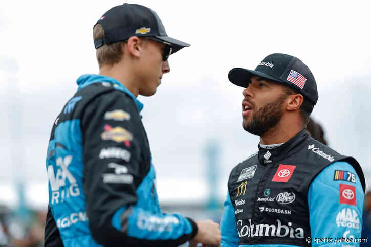 Bubba Wallace explains exchange with Carson Hocevar after Michigan race