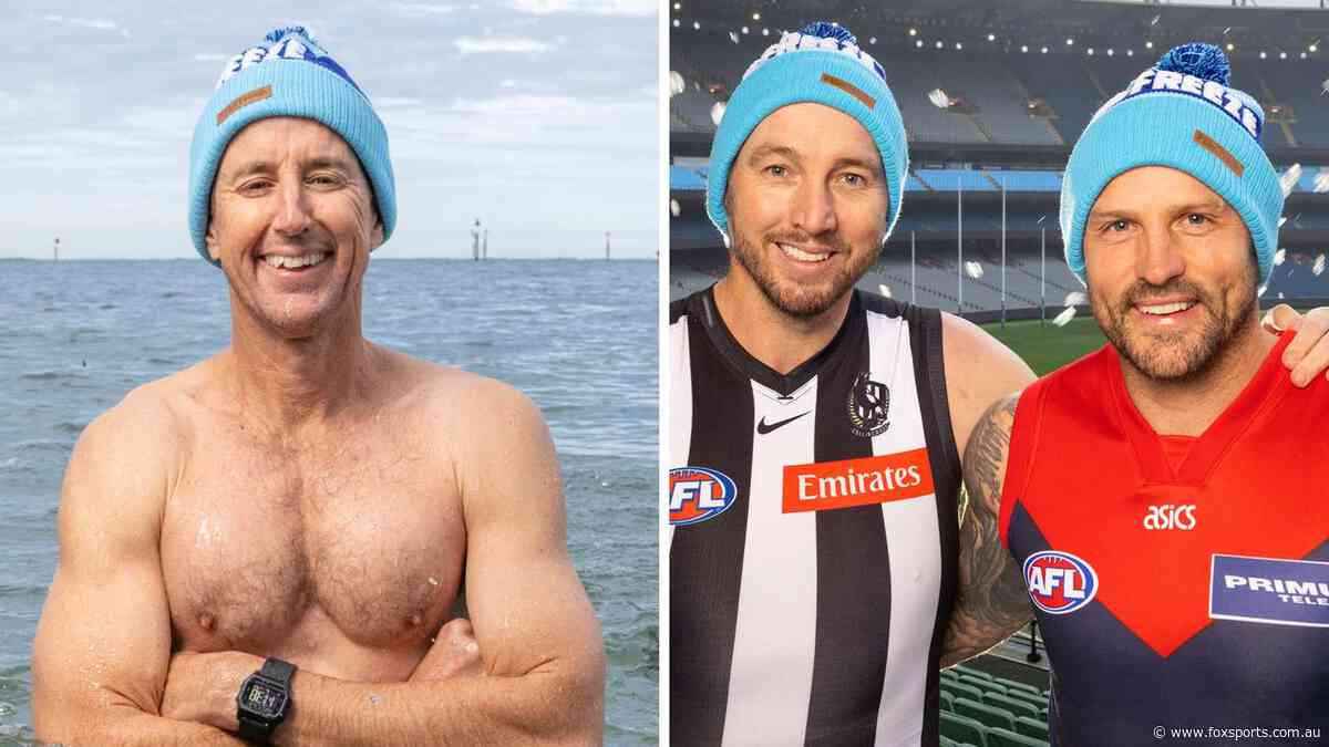 ‘I’m terrified’: 10 celebrity sliders brave the ice iconic Big Freeze at the ‘G — LIVE