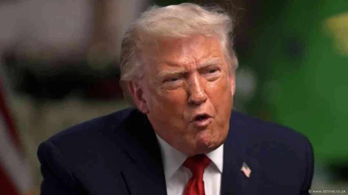 'A Failed President': Viral Photos Capture Donald Trump's Sweaty, Bright Orange Face Before Interview Walkout