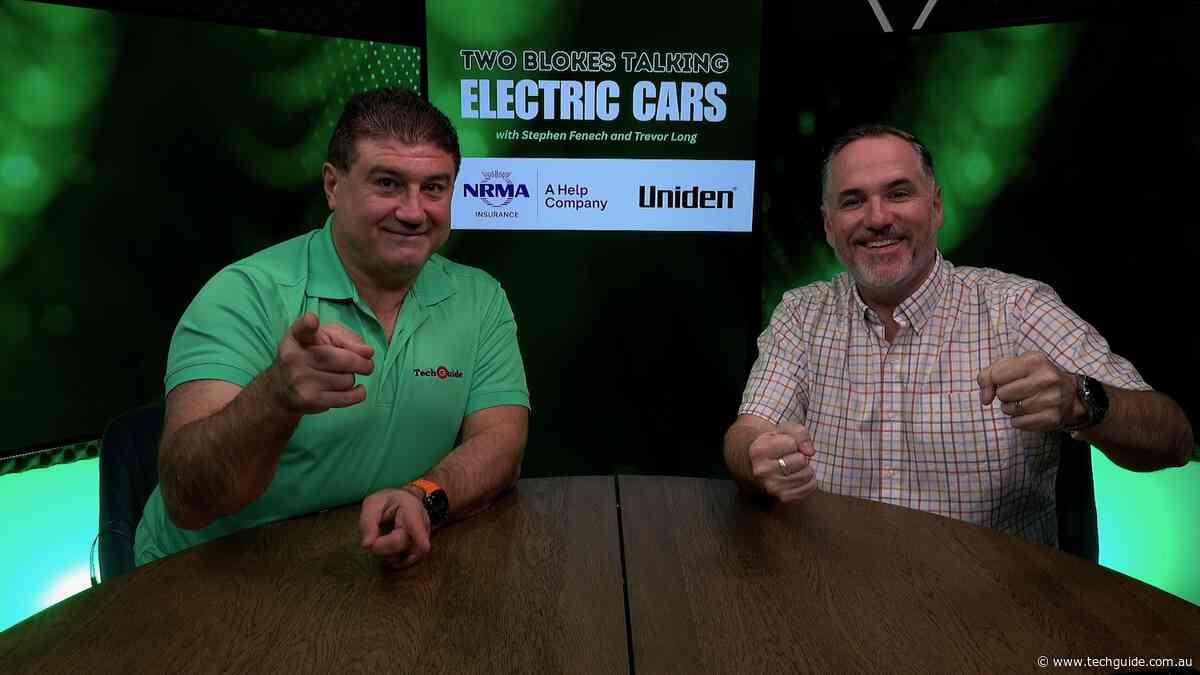 Plug in and press play on the latest episode of Two Blokes Talking Electric Cars – the EV podcast