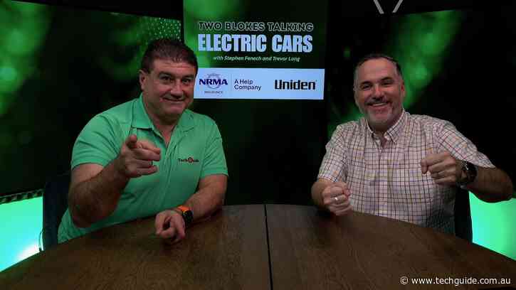 Plug in and press play on the latest episode of Two Blokes Talking Electric Cars – the EV podcast