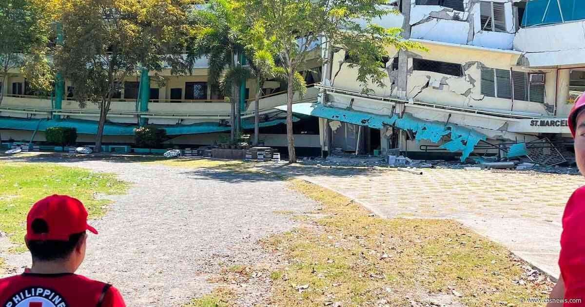 Major earthquake in Philippines kills at least 12, spawns yard-high tsunami