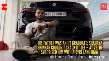 His father was an IIT graduate; Shaurya Shikhar couldn't crack IIT-JEE – at 26, he surprised him with a ₹55 lakh BMW