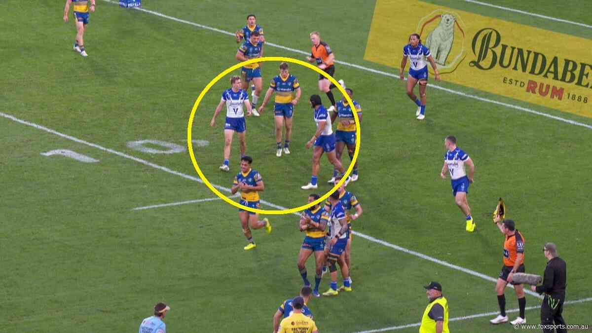 ‘Can’t believe this’: Moment sums up bumbling Bulldogs as no-call hurts Eels — LIVE NRL