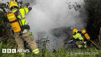 Arson arrest after vehicle fire on major bypass
