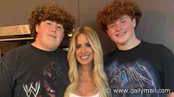 Kim Zolciak celebrates son's birthday amid bitter divorce... and claims kids heard ex having sex with new woman