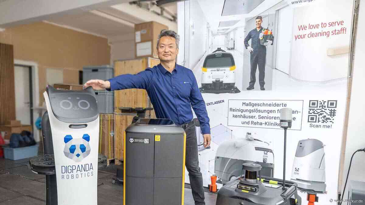 Roboter schleppt 1,5 Tonnen pro Monat: Herrschinger zeigt seine Geräte