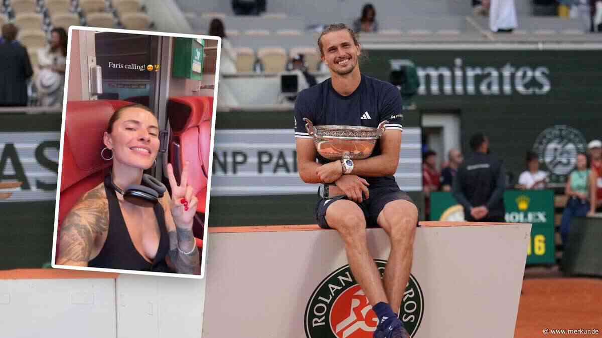 Sophia Thomalla reist nach Zverevs French-Open-Triumph sofort nach Paris