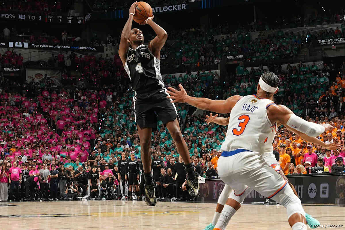 De’Aaron Fox preaching unwavering belief with Spurs staring down daunting NBA Finals task