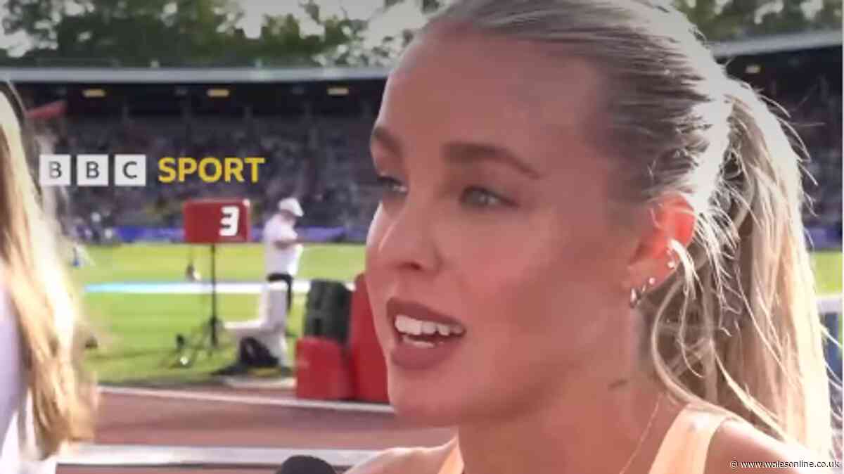 Keely Hodgkinson's blunt TV message to rival as viewers stunned