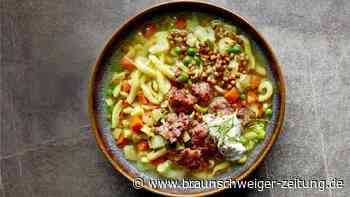 Linsen-Spätzle-Minestrone (fast) ohne Schnippeln
