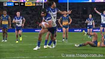 Stephen Crichton scores spectacular try