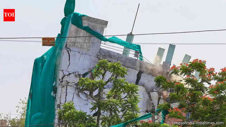 Jaipur anti-encrochment drive: Mosque demolished to widen road; 2 temples, mazar to be taken down