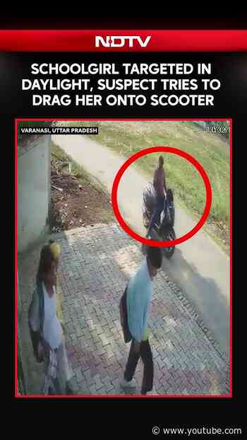 Uttar Pradesh News | Daylight Horror: Suspect Tries To Drag Schoolgirl Onto Scooter