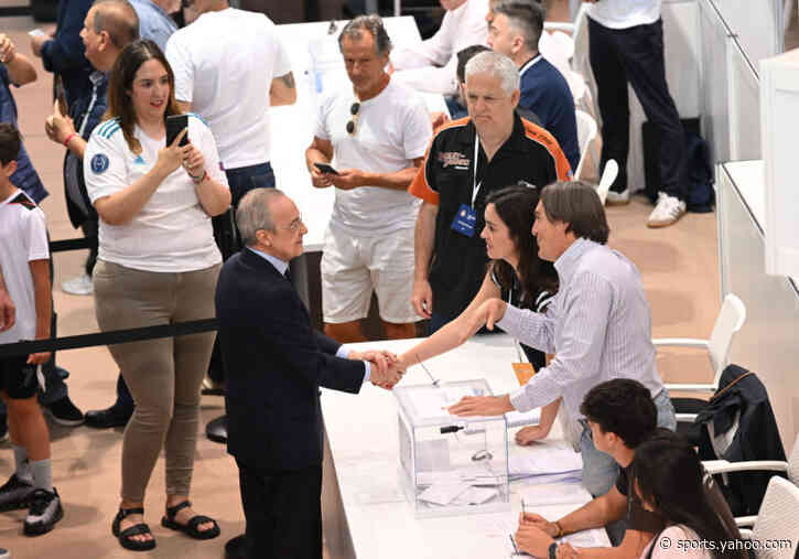 Florentino Perez re-elected as Real Madrid president