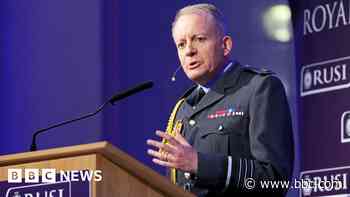 UK in most dangerous period I've known, military chief says
