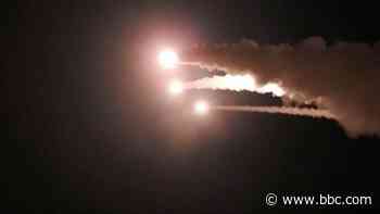 Iran releases footage of missiles launched at Israel