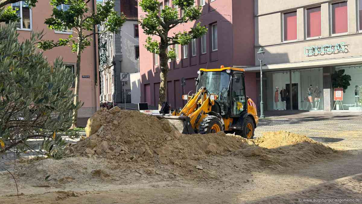 Sandskulptur in der Innenstadt zerstört: Sand City verschwindet vom Moritzplatz