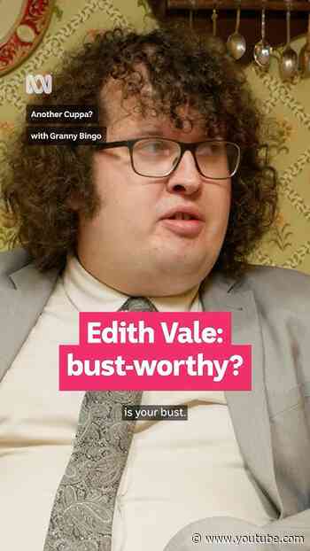 Comedian/philosopher Ray O'Leary roasts Edith Vale and her bust