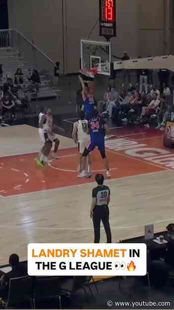 Throwback to 2024 when Landry Shamet made his G League debut with the @wcknicks!