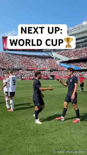 @ussoccer starts the journey on the @fifa World Cup stage🏟️