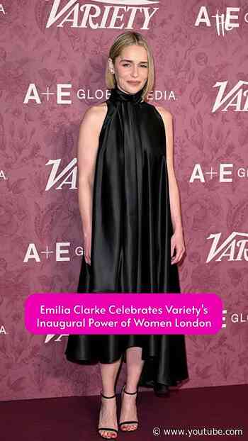 Emilia Clarke seen at Variety’s inaugural ‘Power of Women: London’ event. (📸: Getty Images)