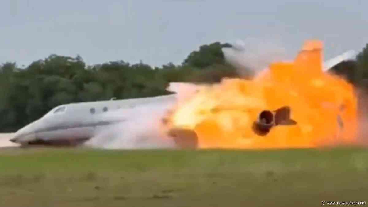 Privévliegtuig stort neer en vat vlam op luchthaven in Dominicaanse Republiek
