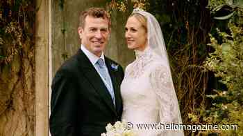 Beaming Peter Phillips and Harriet Sperling look completely smitten in official wedding photos