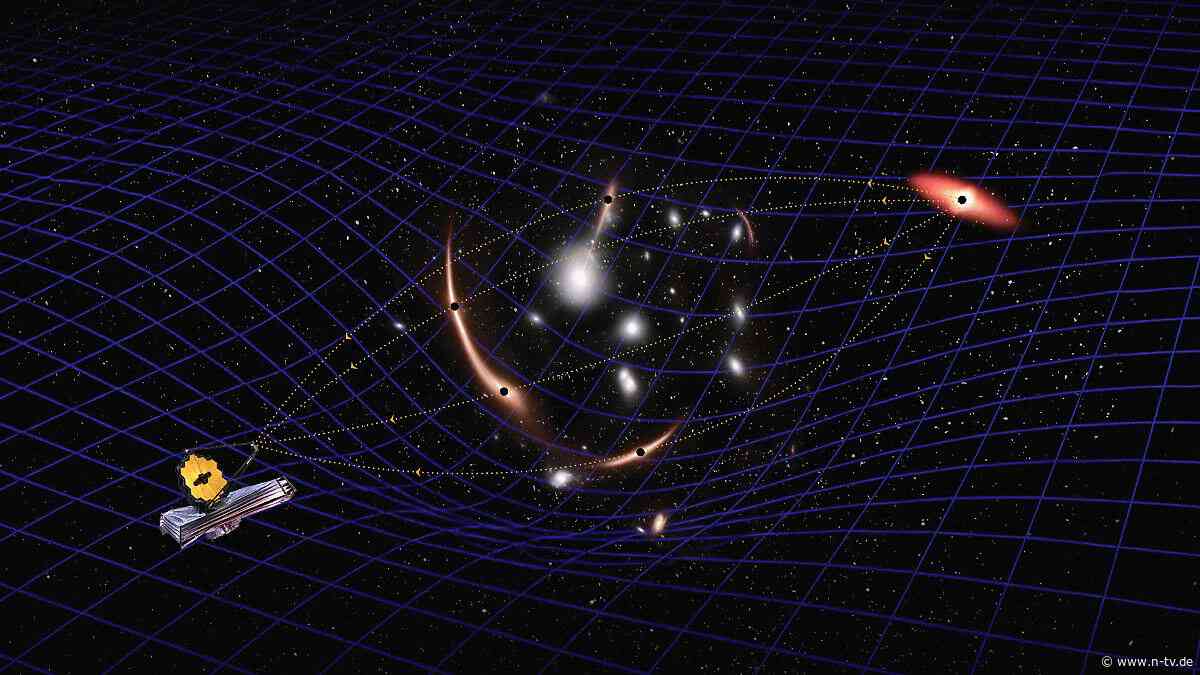 Schwer wie Milliarden Sonnen: Schwarzes Loch aus kosmischer Frühzeit erstmals gewogen