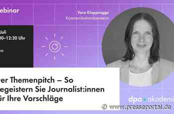 Themenpitch und Nachrichtenwert - Journalisten überzeugen