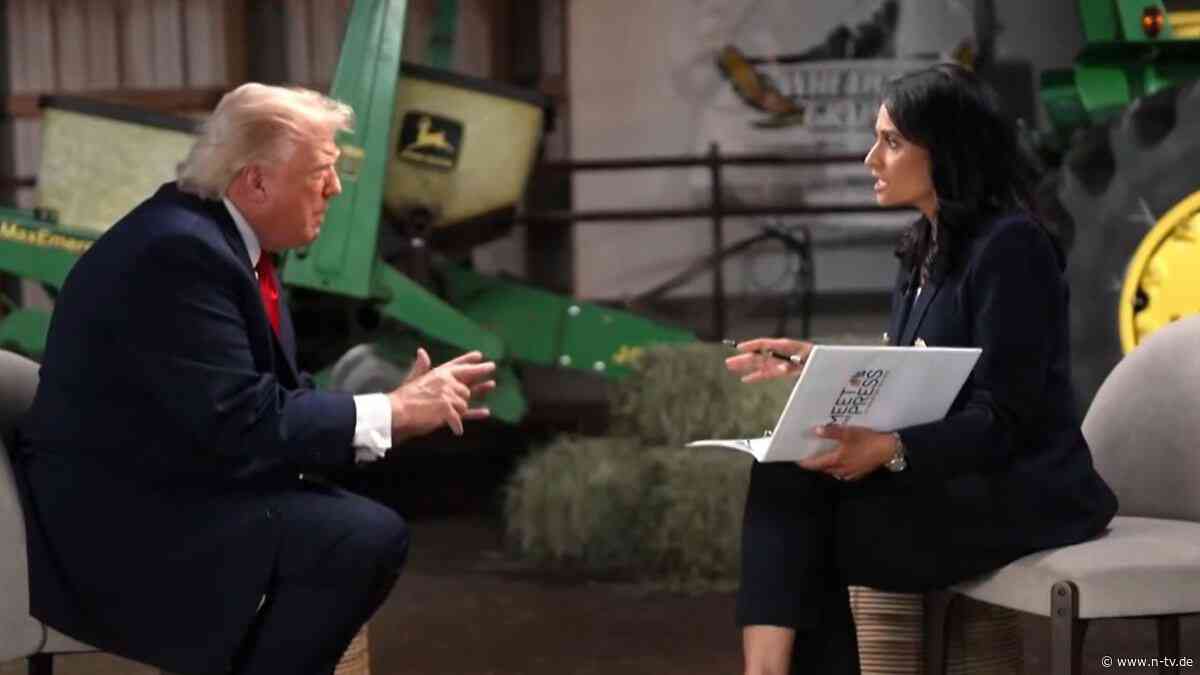 Nach Fragen zu Kapitol-Stürmern: Trump bricht Interview wutentbrannt ab